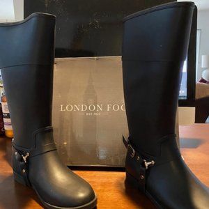 NEW - London Fog Women's Waterproof Rain Boots